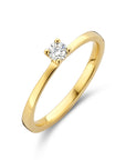 14K Geelgoud Ring Diamant 0.15Ct H Si 4024722 - PansiteNederland.nl