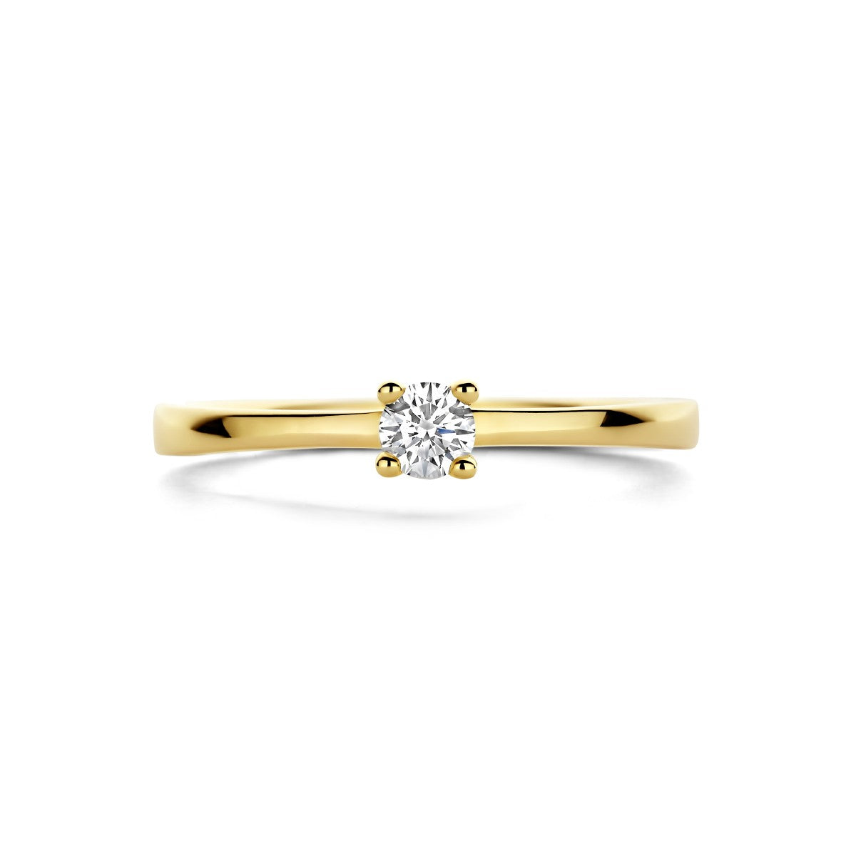 Fantasy Collection Ring diamant 0.15ct h si 14K geelgoud
