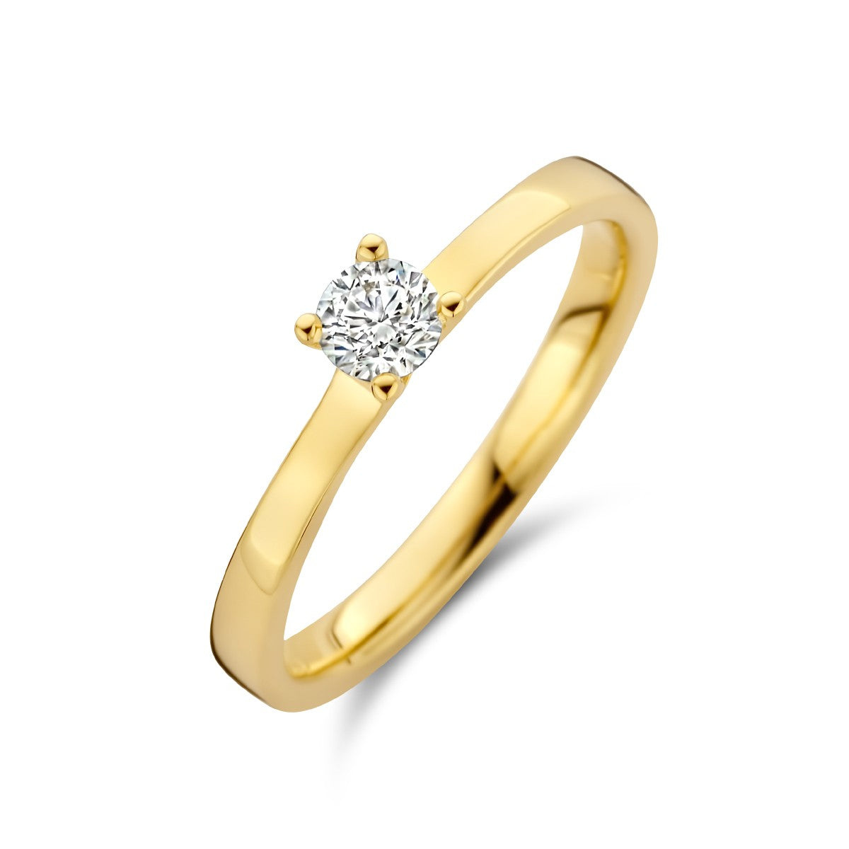 Fantasy Collection Ring diamant 0.25ct h si 14K geelgoud