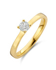 14K Geelgoud Ring Diamant 0.25Ct H Si 4024726 - PansiteNederland.nl