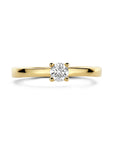 14K Geelgoud Ring Diamant 0.25Ct H Si 4024726 - PansiteNederland.nl