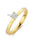 14K Geelgoud Ring Diamant 0.25Ct H Si 4024726 - PansiteNederland.nl