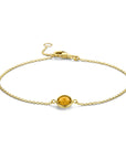 14K Geelgoud Armband Citrien 16,5 - 19 Cm 4024760 - PansiteNederland.nl