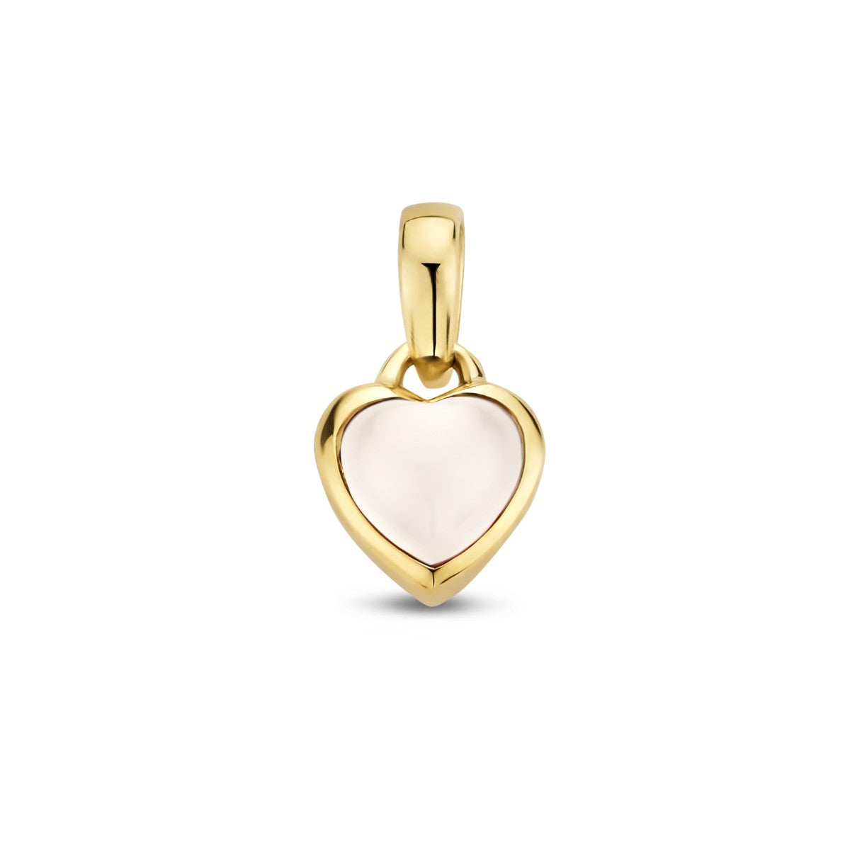 Fantasy Collection Hanger hart maansteen 14K geelgoud