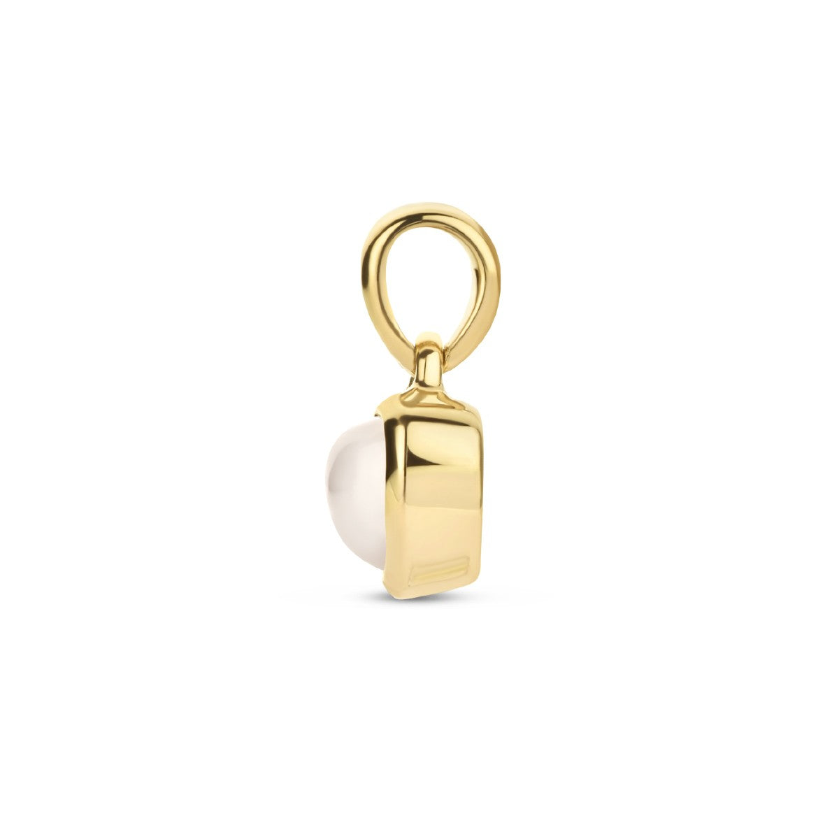 Fantasy Collection Hanger hart maansteen 14K geelgoud