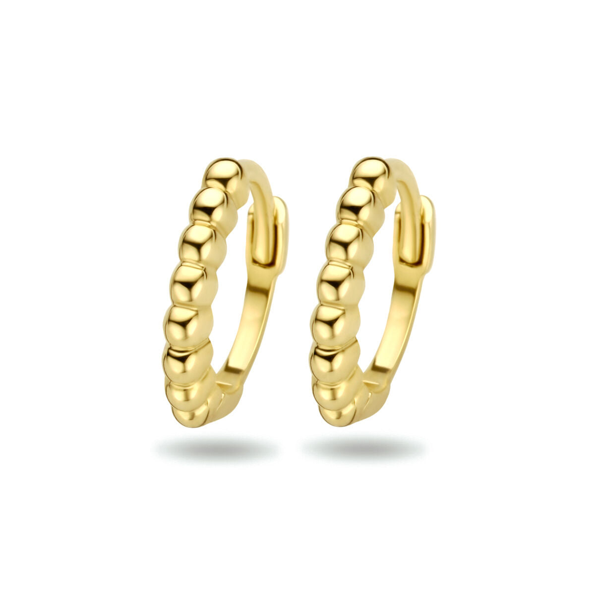 Fantasy Collection Oorbellen bolletjes 10 mm 14K geelgoud