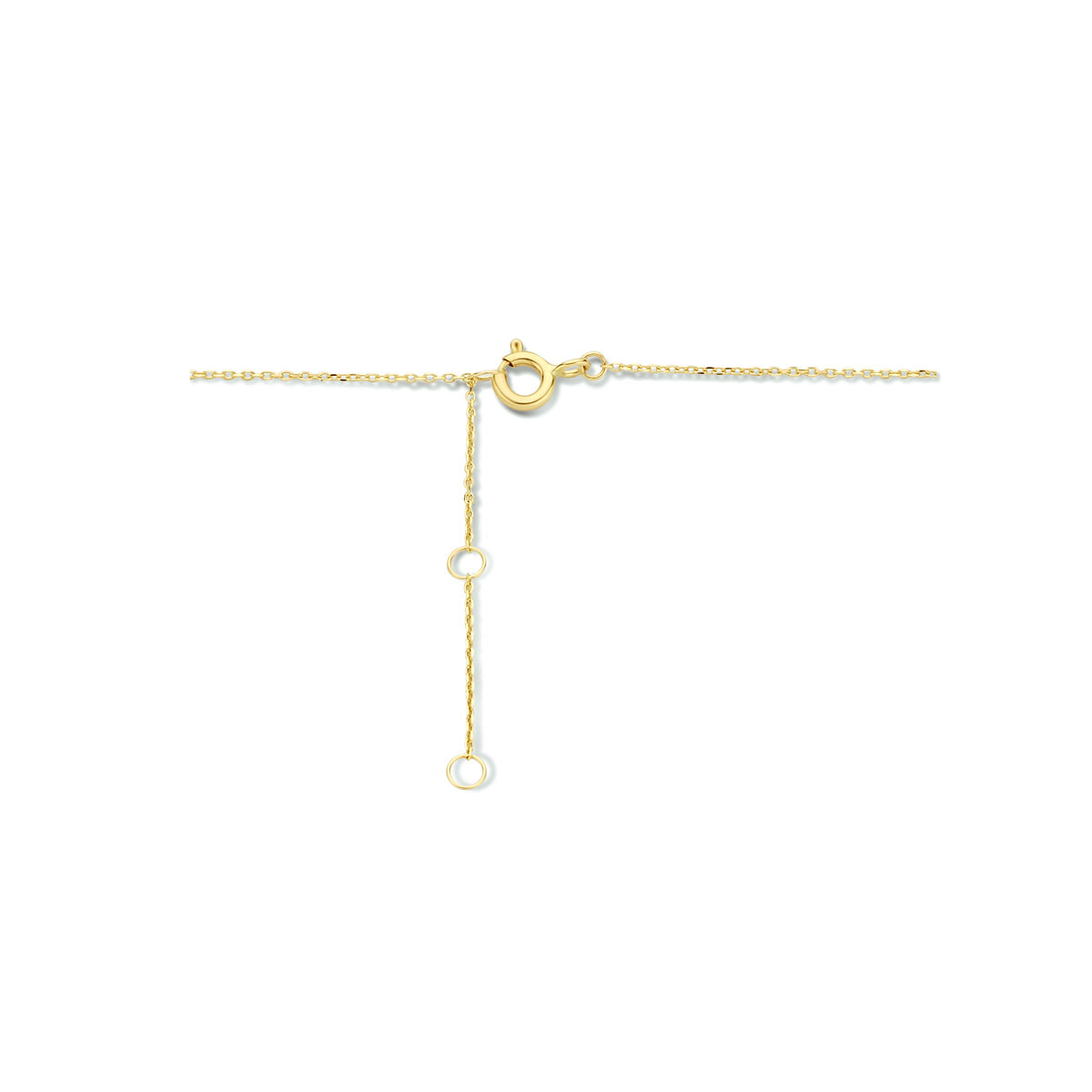 Fantasy Collection Collier hartjes 14K geelgoud 40 - 42 - 44 cm - afbeelding 3