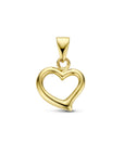 14K geelgoud hanger hart 4024859 - PansiteNederland.nl