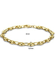 14K Geelgoud Armband Koffieboon 5,8 Mm 18 Cm 4025120 - PansiteNederland.nl
