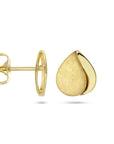 14K Geelgoud Oorknoppen Poli/Mat 4025333 - PansiteNederland.nl