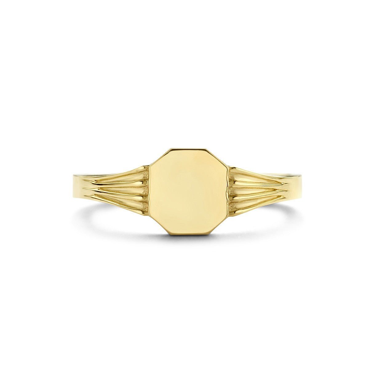 Fantasy Collection Graveerring 14K geelgoud