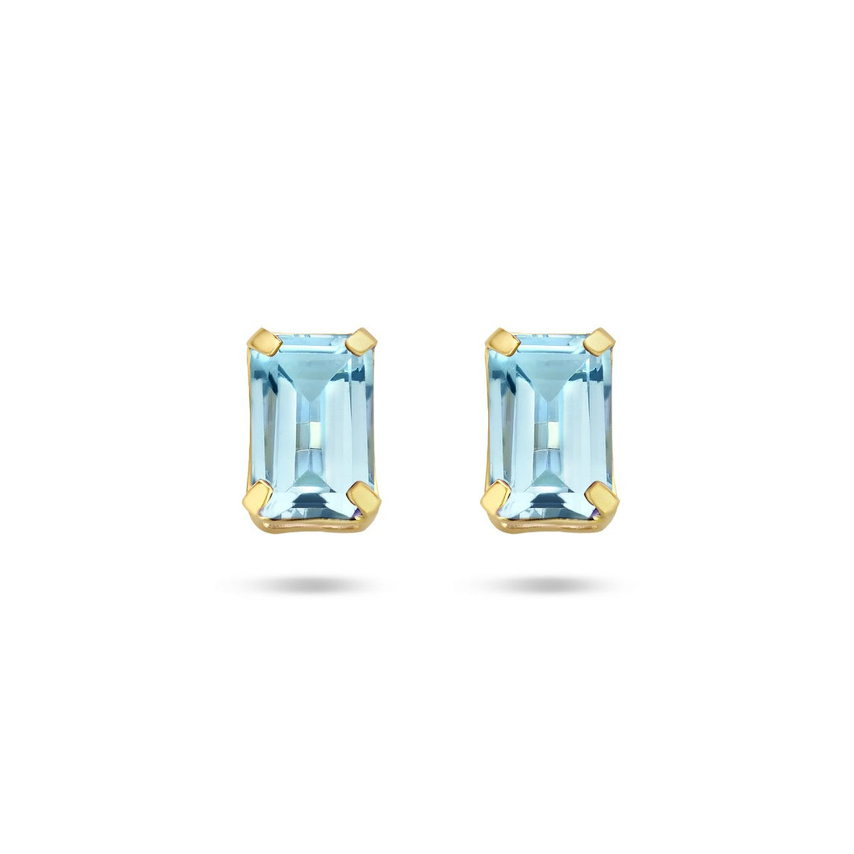 Fantasy Collection Oorbellen blauw topaas 14K geelgoud - PSN4025641