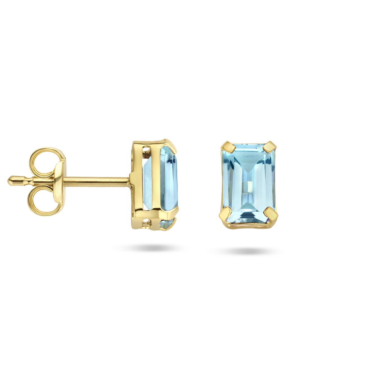 Fantasy Collection Oorbellen blauw topaas 14K geelgoud - PSN4025641