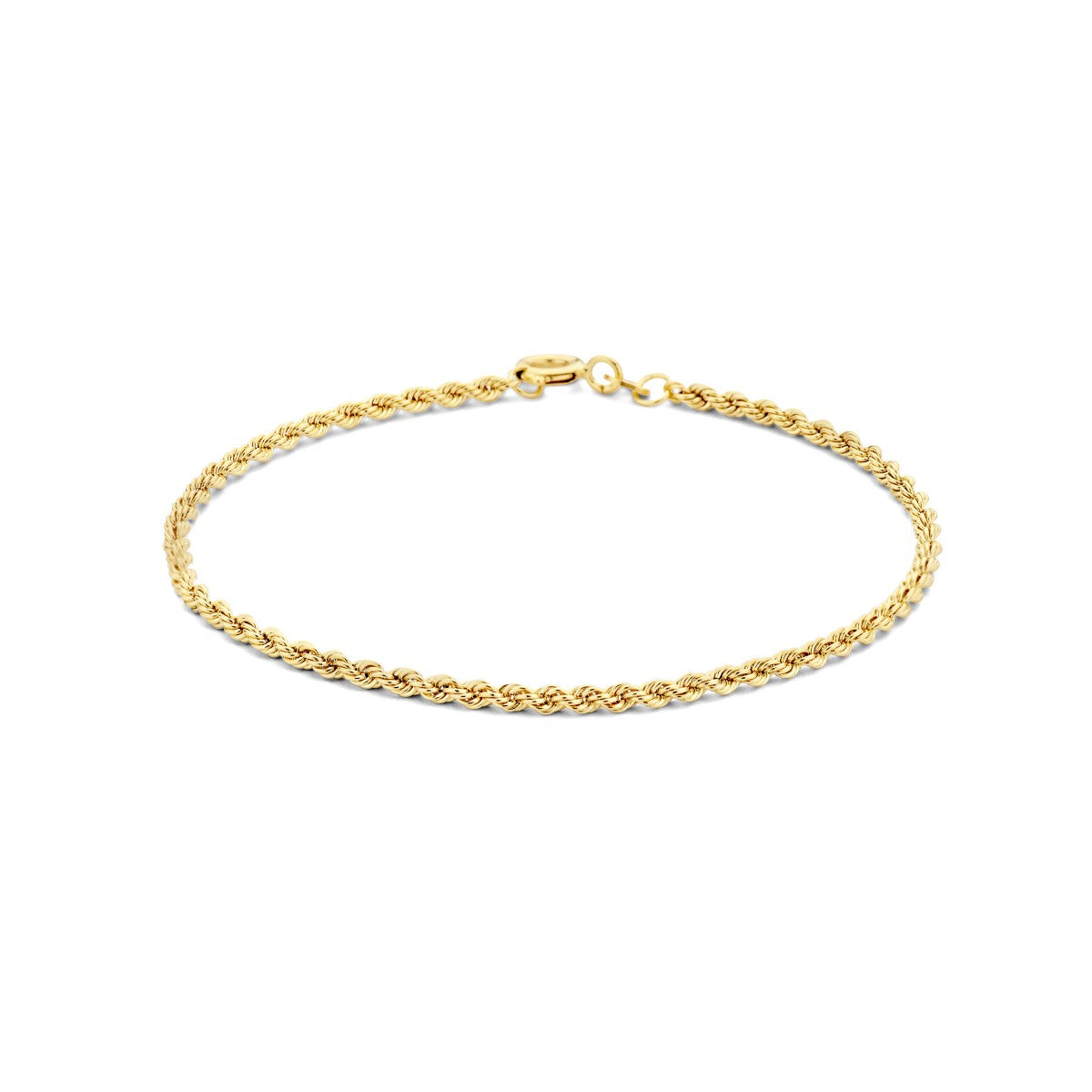 Fantasy Collection Armband koord 2,1 mm 14K geelgoud