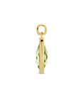 14K geelgoud hanger groen amethist 4025809 - PansiteNederland.nl