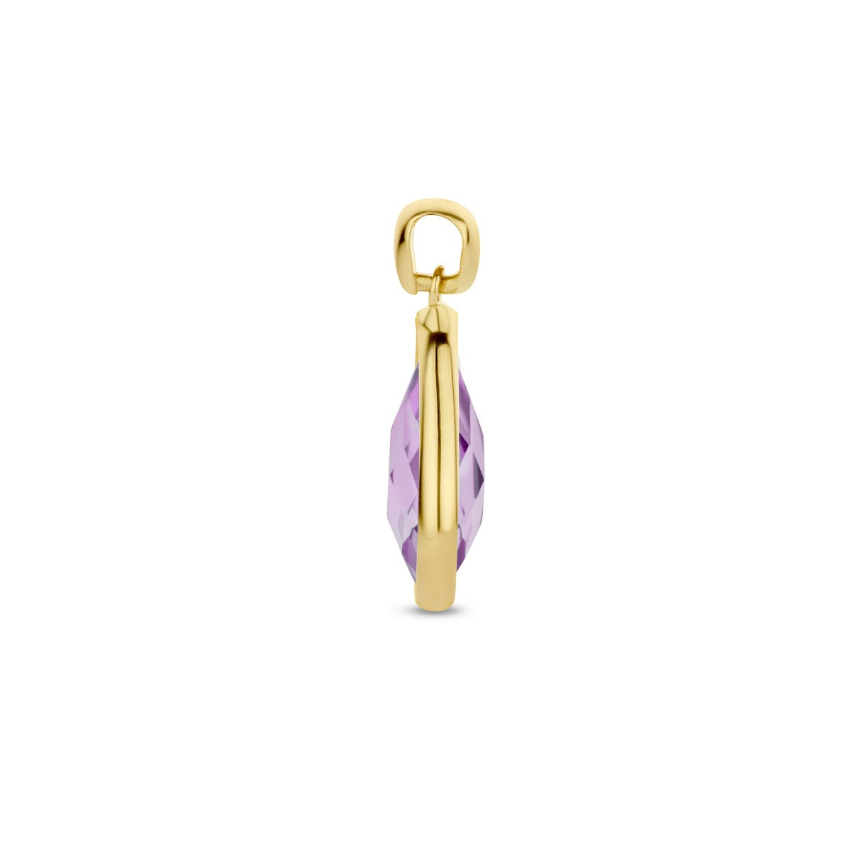 Fantasy Collection Hanger amethist 14K geelgoud