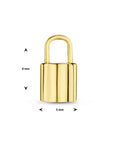 14K geelgoud hanger slot 4025835 - PansiteNederland.nl