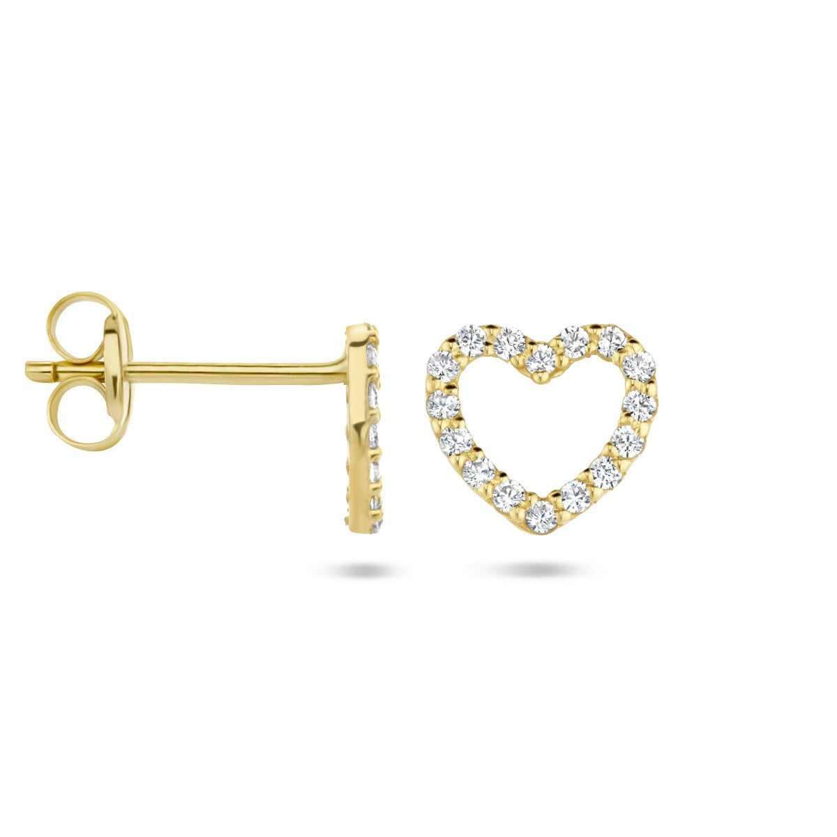 Fantasy Collection Oorbellen zirkonia 14K geelgoud