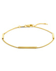 14K Geelgoud Armband Balkjes 17 – 19 Cm 4025905 - PansiteNederland.nl
