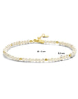 14K Geelgoud Armband Parels En Bolletjes 3,3 Mm 16 + 2 Cm 4025909 - PansiteNederland.nl