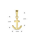 14K geelgoud hanger anker 4025931 - PansiteNederland.nl