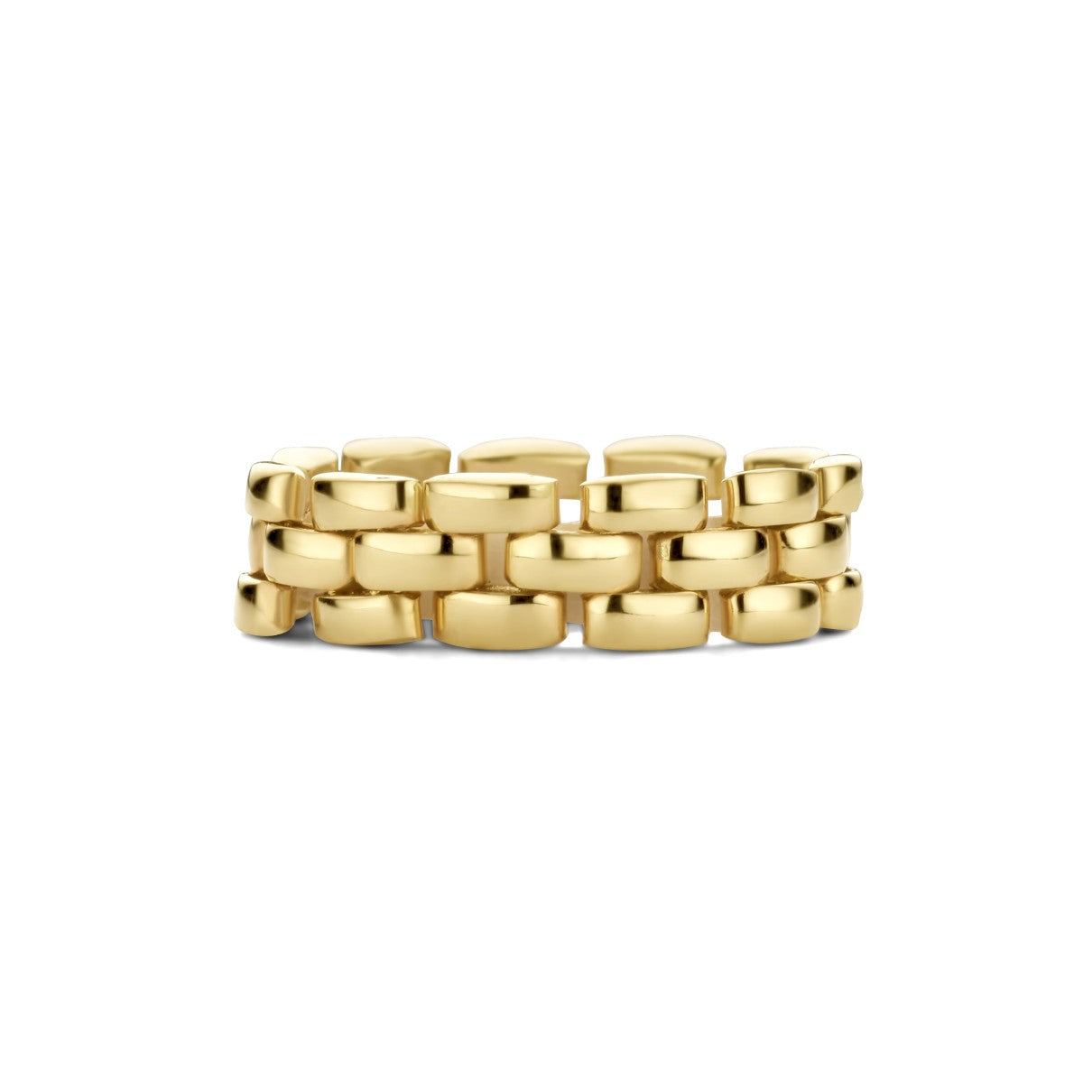 Fantasy Collection Ring flexibele schakel 14K geelgoud