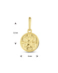 14K geelgoud hanger kompas 4026076 - PansiteNederland.nl