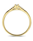 14K Geelgoud Ring Diamant 0.07Ct H Si 4026081 - PansiteNederland.nl
