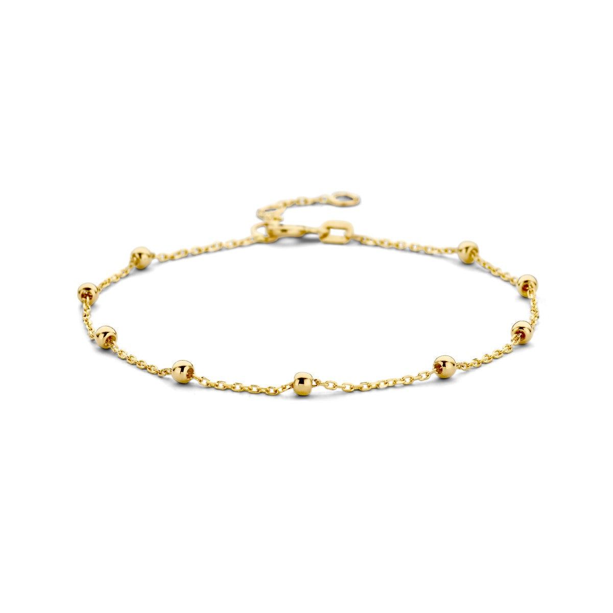Fantasy Collection Armband bolletjes 2,5 mm 16 - 17,5 - 19 cm 14K geelgoud