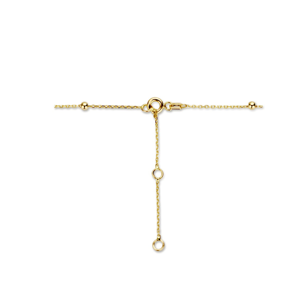 Fantasy Collection Collier bolletjes 2,5 mm 40 - 42 - 44 cm 14K geelgoud