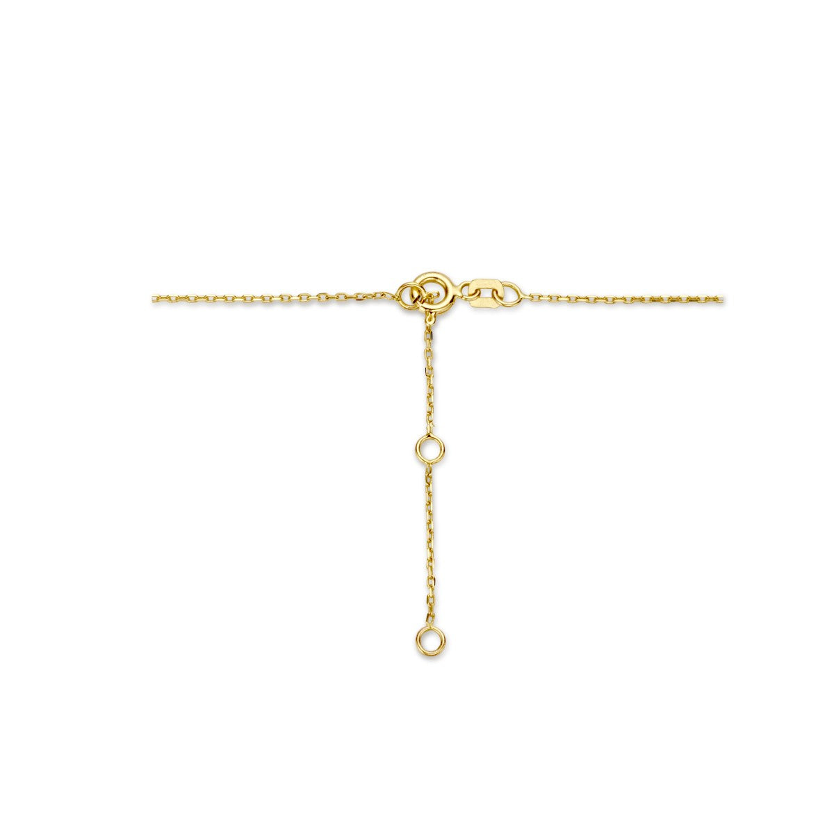 Fantasy Collection Collier bolletjes gediamanteerd 2,5 mm 40 - 42 - 44 cm 14K geelgoud