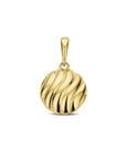 14K geelgoud hanger rondje 4026540 - PansiteNederland.nl