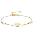 14K Geelgoud Armband Hart En Infinity 15,5 - 17 - 18,5 Cm 4026541 - PansiteNederland.nl