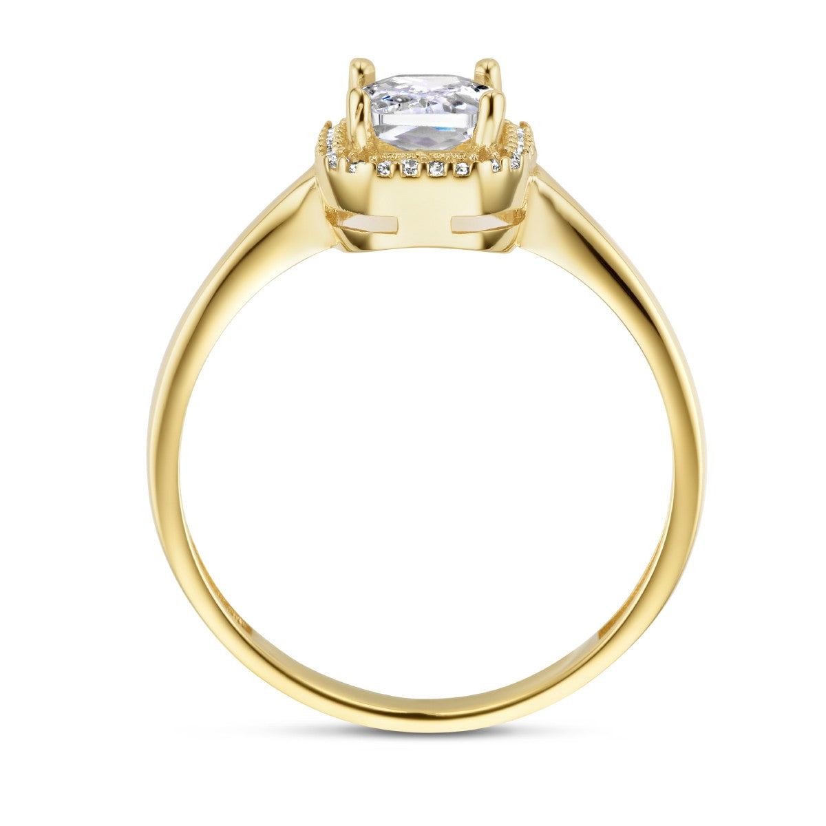 Fantasy Collection Ring zirkonia 14K geelgoud