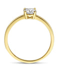 14K geelgouden ring zirkonia 4026699 - PansiteNederland.nl