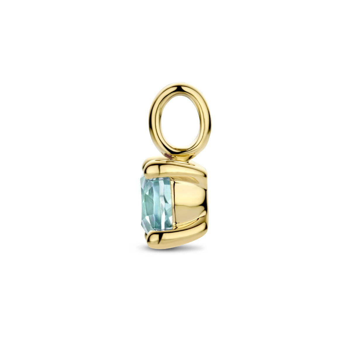 Fantasy Collection Hanger blauw topaas 14K geelgoud