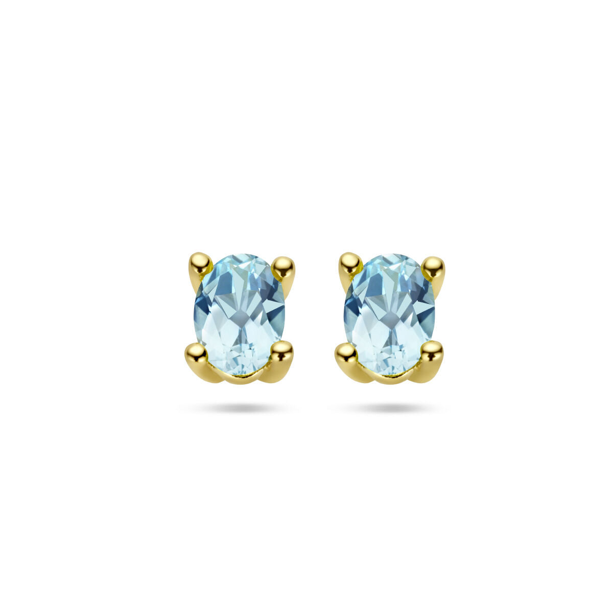 Fantasy Collection Oorbellen blauw topaas 14K geelgoud - PSN4026750