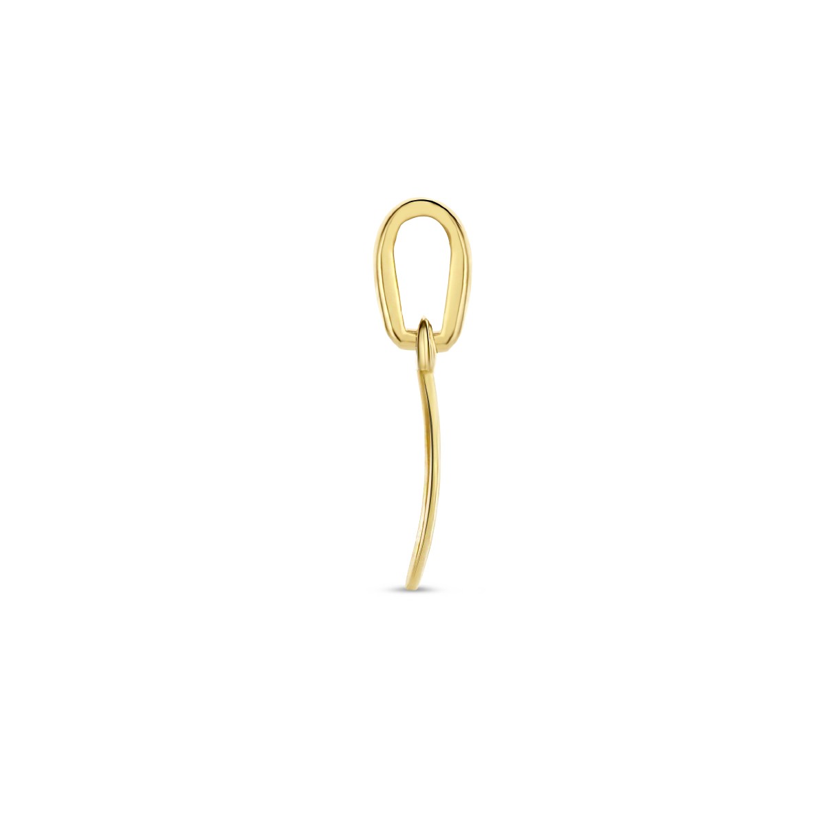 Hanger scratch 14K geelgoud