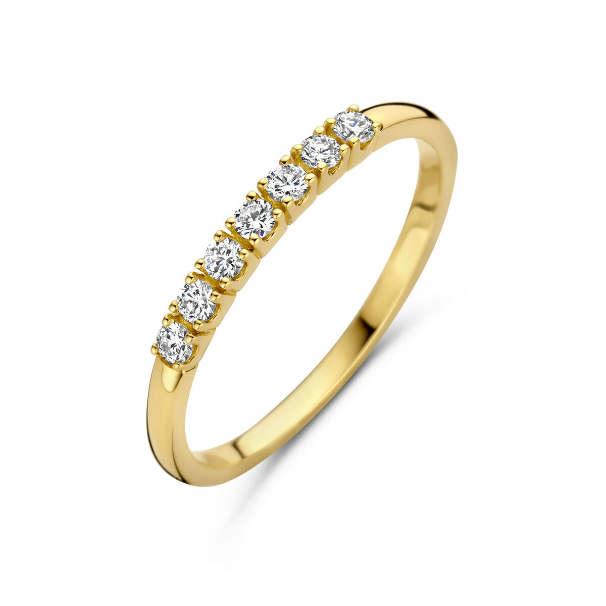 Fantasy Collection Memoire ring diamant 0.21ct h si 14K geelgoud