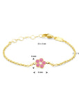 14K Geelgoud Armband Bloem 11 + 2 Cm 4027759 - PansiteNederland.nl