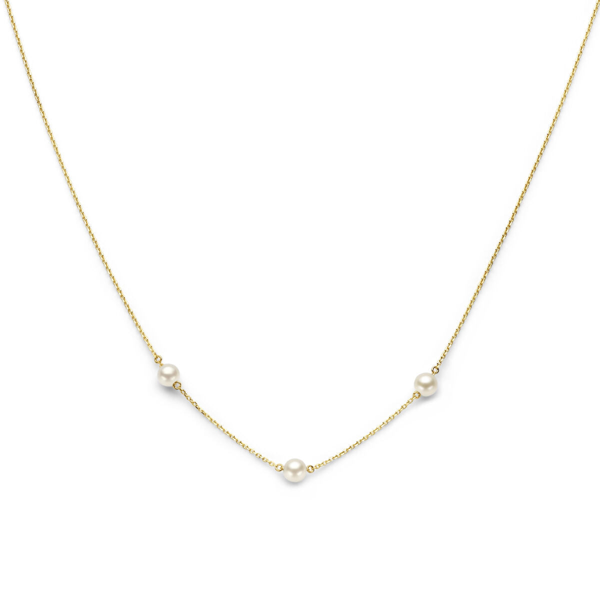 Fantasy Collection Collier parel 40 - 42 - 44 cm 14K geelgoud