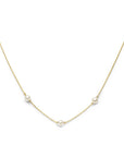 14K geelgoud collier parel 40 - 42 - 44 cm 4027844 - PansiteNederland.nl