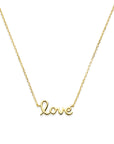 14K geelgoud collier love 40 - 42 - 44 cm 4027868 - PansiteNederland.nl