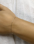 14K Geelgoud Armband Plaatjes 1,5 Mm 16 - 17 - 18 Cm 4028279 - PansiteNederland.nl