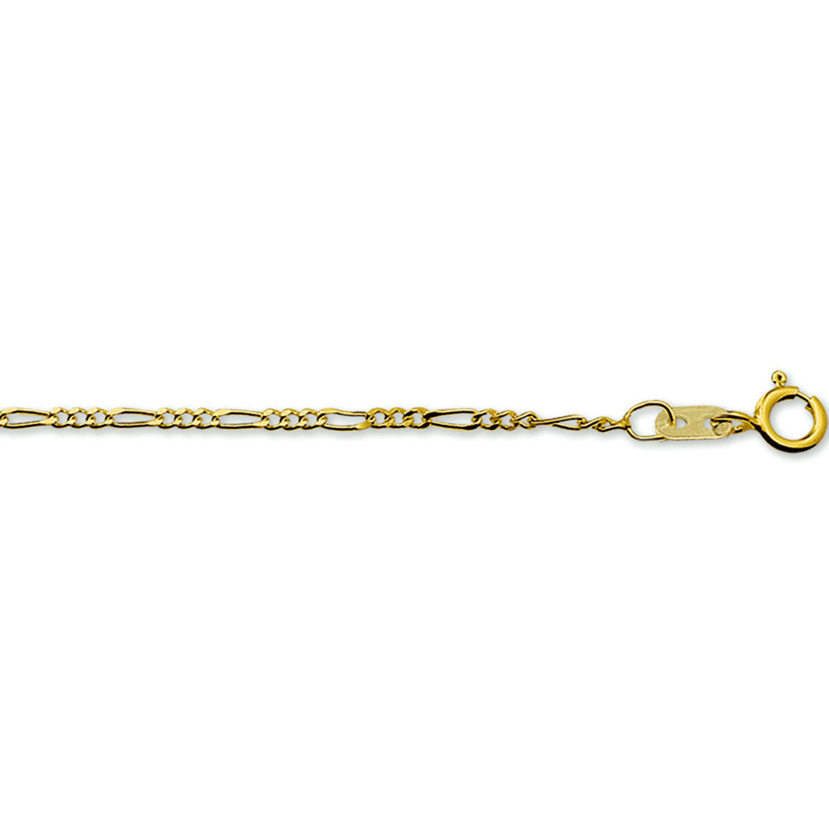 Fantasy Collection Armband figaro 1,5 mm 14K geelgoud