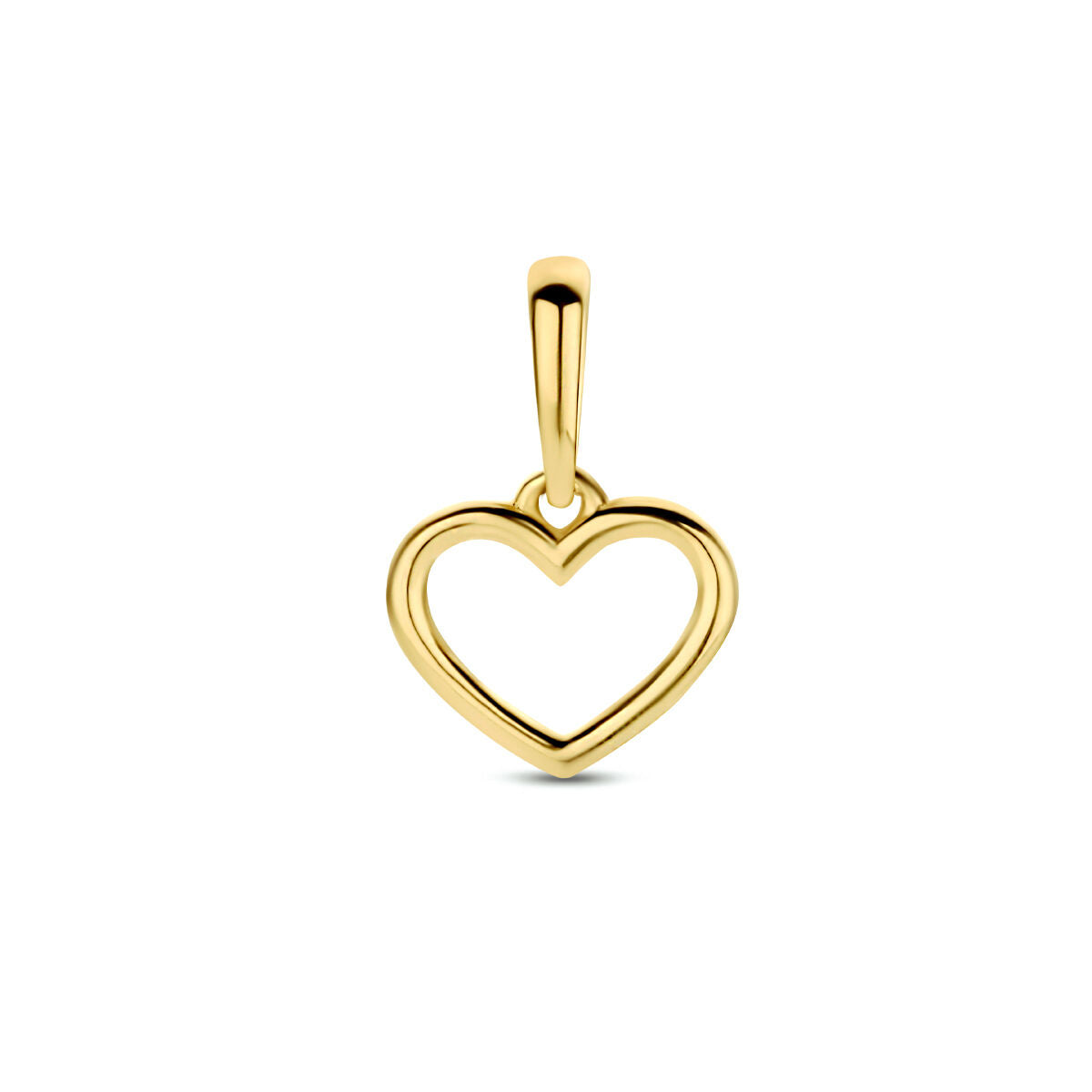 Fantasy Collection Hanger hart 6 mm 14K geelgoud