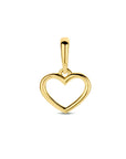14K geelgoud hanger hart 4028290 - PansiteNederland.nl
