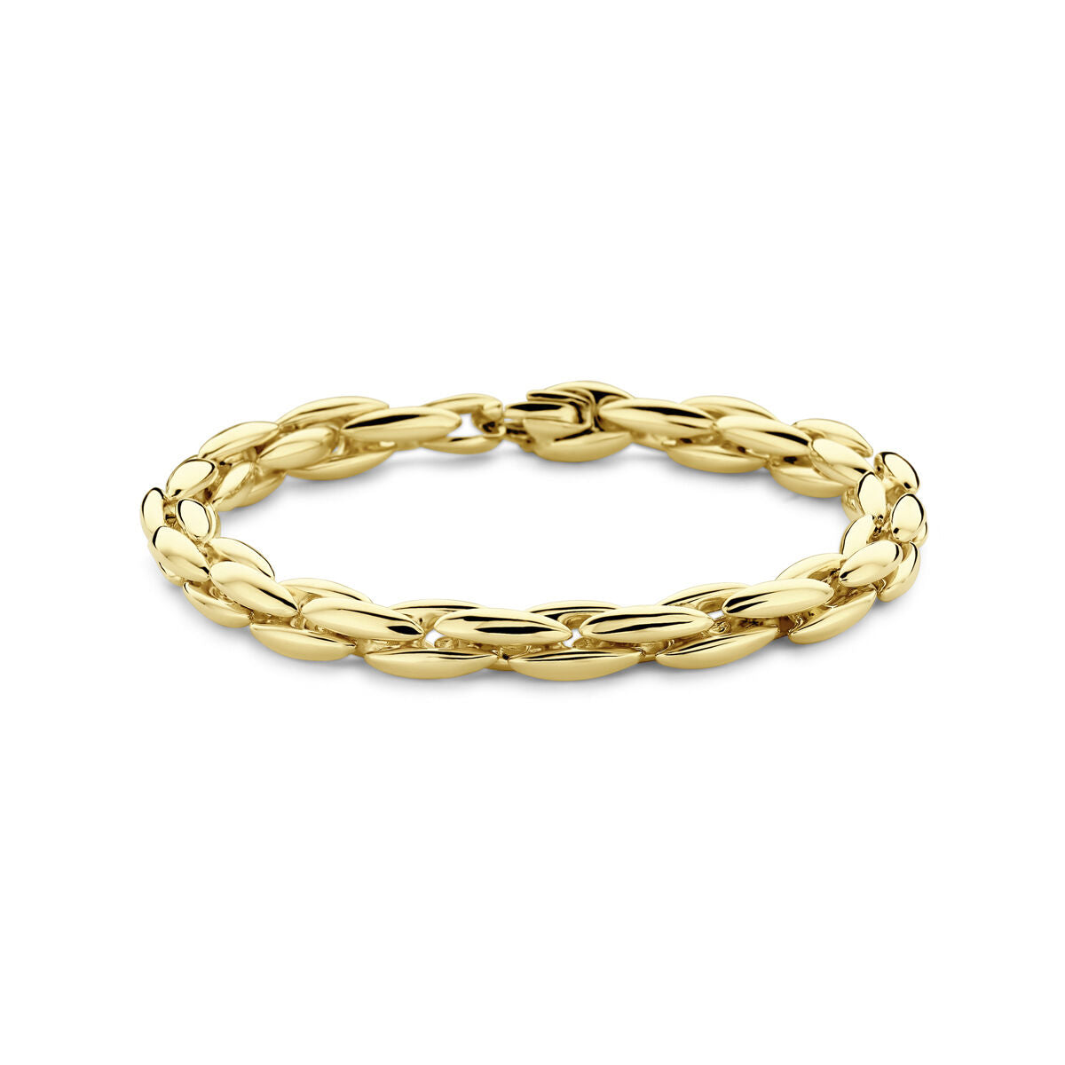 Fantasy Collection Armband schakel-achtigen 14K witgoud