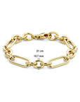14K Geelgoud Armband 10,7 Mm 21 Cm 4028511 - PansiteNederland.nl