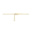 14K geelgoud collier hart parelmoer 40 - 42 cm 4028543 - PansiteNederland.nl
